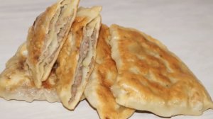 Китайские слоеные лепёшки с мясом.