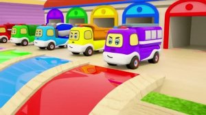 Детские мультики, сборник мультфильмов, мультики про машинки, изучаем цвета, мультики с песенками