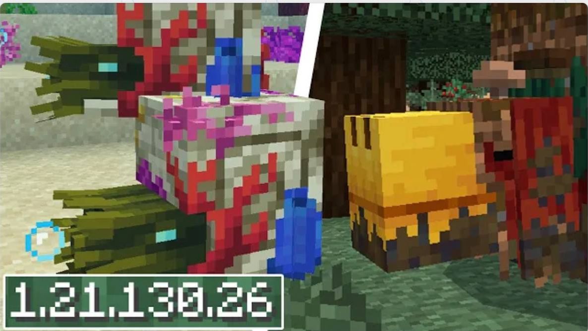ВЫШЕЛ НОВЫЙ МАЙНКРАФТ БЕДРОК 1.21.130.26 ГРЯЗНОНЮХ или КОРАЛОВЫЙ НАУТИЛУС смотреть онлайн