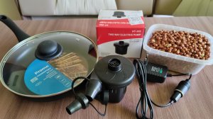 Распаковка покупок с WB | Новая сковорода и арахис | Насос для надувного матраса | Цены на овощи