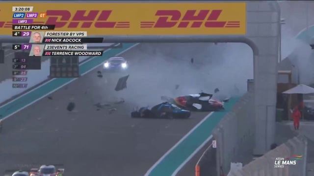 Страшная авария на Гран-при Абу-Даби