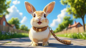 СДЕЛАЛИ ПОВОДОК ДЛЯ КРОЛИКА САМИ 🧵🐇