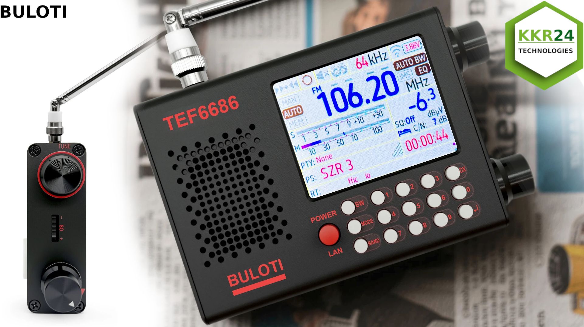 Радиоприемник ПОЛНЫЙ ФАРШ??? Портативное радио HKFZ TEF6686