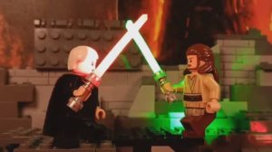 Квай-Гон против графа Дуку на Мустафаре