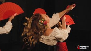 «танец фламенко с веером» от учеников школы Flamencomania