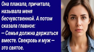 Истории со Смыслом/Она плакала, причитала, называла меня бесчувственной.../Аудиорассказ