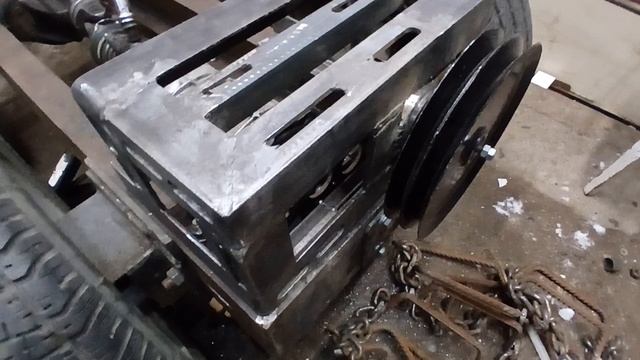 Готовим гусеницы для минитрактора. Потихоньку, но собираю. смотреть онлайн