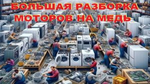 Большой разбор моторов на медь. С пылесосов, холодильников, стиральных машин. Деньги любят счет - 27