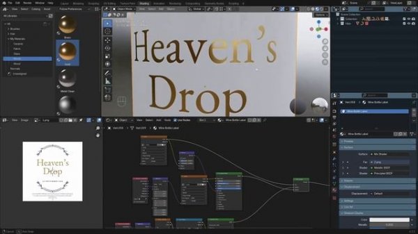 Stylized Kitchen Course in Blender p148 SK_S3_C41 Wine Bottles