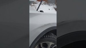 ТЕНЕТ Т7. Притерли крыло на стоянке во дворе.