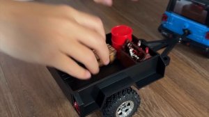 Три масштабные распаковки моделей масштаба 1:18 в одном видео! Jeep Rubicon + Isuzu D MAX + NPR