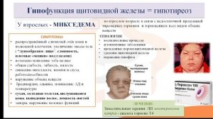 Лекция 7.2 Заболевания щитовидной и паращитовидных желёз
