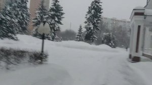 Москву завалило снегом 2026 январь