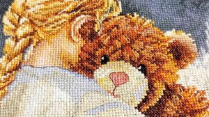 Вышивка крестом. Долгожданный финиш. Морозный, но солнечный старт.