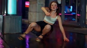 Пьяная девушка