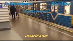 Ст. метро Невский проспект, Ленинград (С-Пб) - интерьер, пассажиры, прибытие-отправление поездов