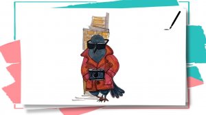 Как нарисовать Мем Голубь-Шпион_Итальянский брейнрот