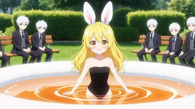 Купание девочки-кролика перед успешными геймерами смотреть онлайн