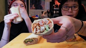 Мукбанг | Шаурма Пикантная и Горчичная | Обжор Асмр