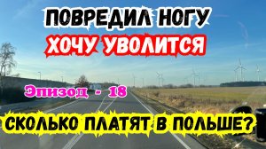 Повредил Ногу. Сколько платят в Польше? Регенсбург. Дунай. Мюнхен. Работа на Бусе по Европе
