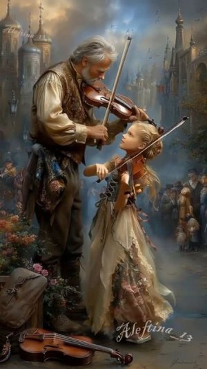 Дорога, скрипка, история