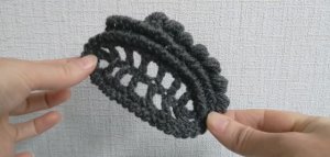 Листок ажурный с лепестком