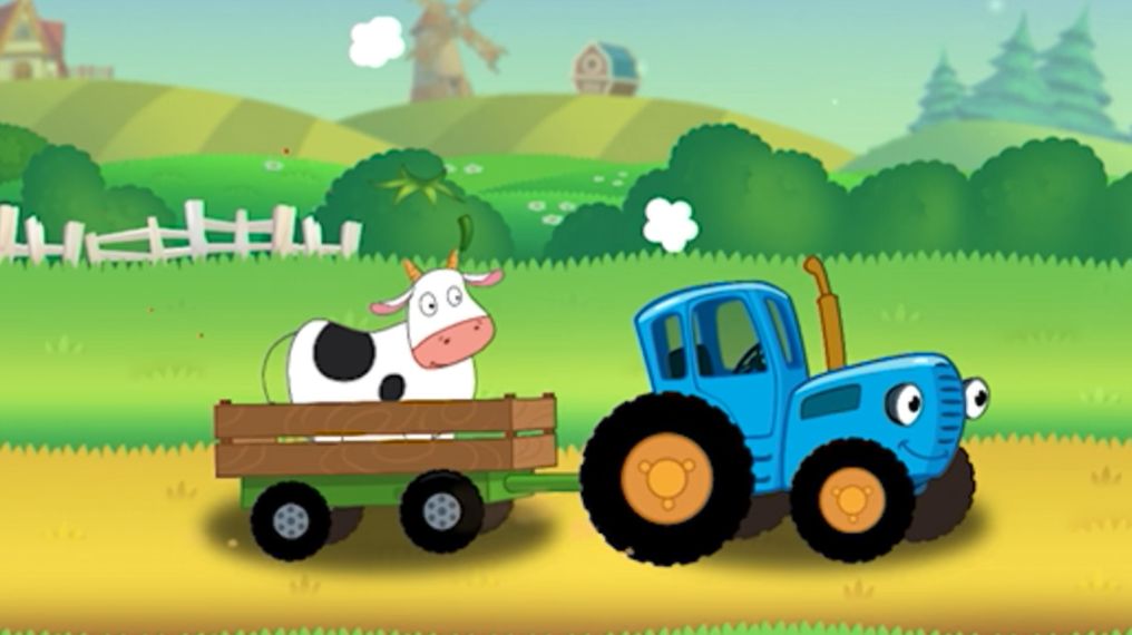 Синий Трактор по Полям｜Учим Цвета для Детей｜Синий Трактор Смотреть | Синий Трактор для малышей смотреть онлайн