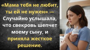 Ты плохая мать! - свекровь перешла все границы | Истории из жизни