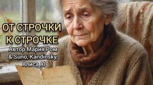 ОТ СТРОЧКИ К СТРОЧКЕ Автор Мария Ром #песня #музыка #новаяпесня #марияром #шансон