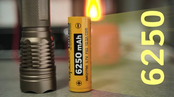 6250 мА*ч! Самый емкий аккумулятор 21700? Vapcell F63