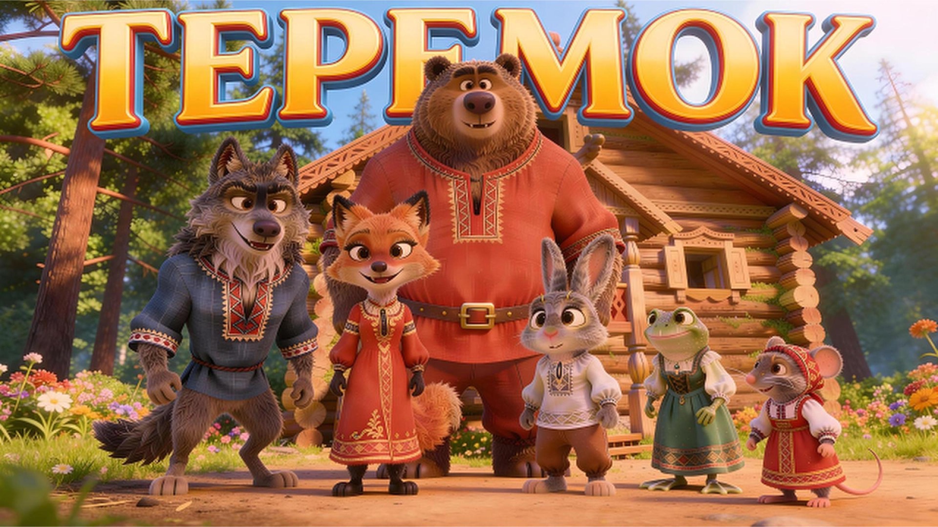 🐻 Теремок | Мультик сказка для детей смотреть онлайн