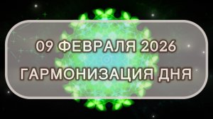 Гармонизация дня 09 февраля 2026. Трансформационная МЕДИТАЦИЯ. Позитивные вибрации.