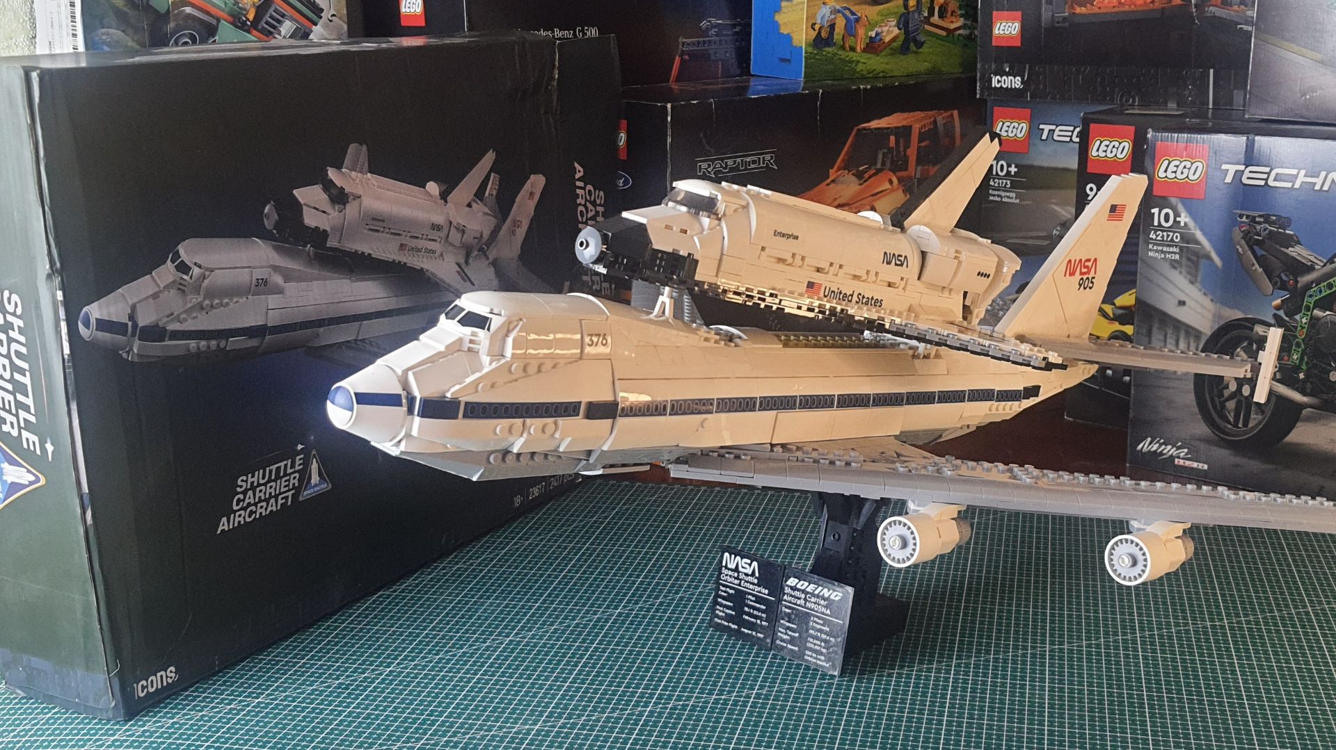 [НЕ_ЛЕГО] - Полная сборка Реплика 10360 LEGO Shuttle Carrier Aircraft