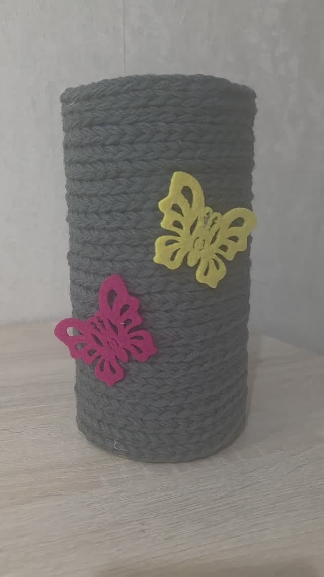 Декор из одного мотка)