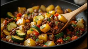 Быстрый ужин. Сколько ни пробовала, НО ЭТОТ ВАРИАНТ САМЫЙ ВКУСНЫЙ. ЖАРКОЕ ПО-ДОМАШНЕМУ