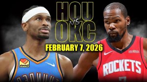 08.02.2026 | ОБЗОР МАТЧА | Оклахома-Сити Тандер - Хьюстон Рокетс | Highlights