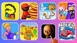 🌈Sprunki & PAC-MAN 256,Pizza Ready,Mix Master & The Baby In Yellow,Draw Puzzle