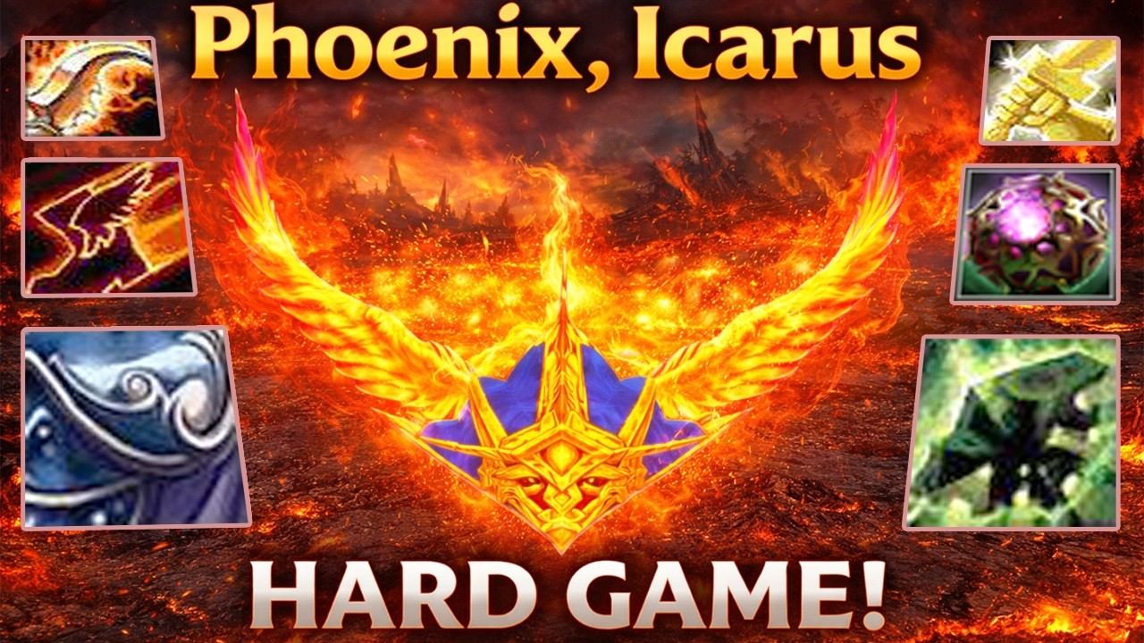 Phoenix , Icarus - Такую Игру , нужно просто Смотреть ! 4 vs 5 ? Не беда ! Главное Фулл Одет! смотреть онлайн