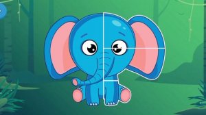 Детский развивающий мультфильм, пазлы-головоломка.