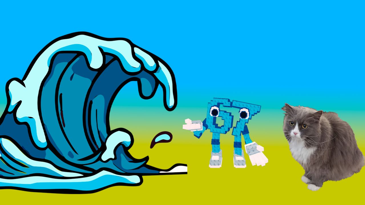 Играю в сбеги от цунами ради браинрота