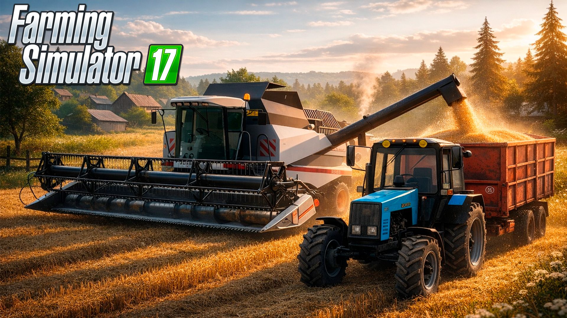 [РП] НАЧИНАЕМ РАБОТАТЬ НА НОВОЙ ФЕРМЕ! ПЕРВАЯ УБОРКА УРОЖАЯ! FARMING SIMULATOR-17 смотреть онлайн