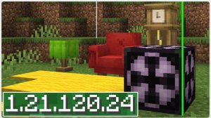 ВЫШЕЛ НОВЫЙ МАЙНКРАФТ БЕДРОК 1.21.120.24  СТРУКТУРЫ ИГРОКОВ, СУНДУК МЕДИ