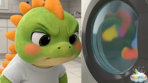 ГДЕ ВТОРОЙ НОСОК?! 😱 Весёлая песенка про динозаврика Тошу