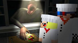 🌭НЕ ДЕЛАЙ ШАУРМУ ЧЕЛОВЕКУ БЕЗ ЛИЦА В МАЙНКРАФТ! ШЕДИ МЕН НОЧНАЯ СМЕНА MINECRAFT