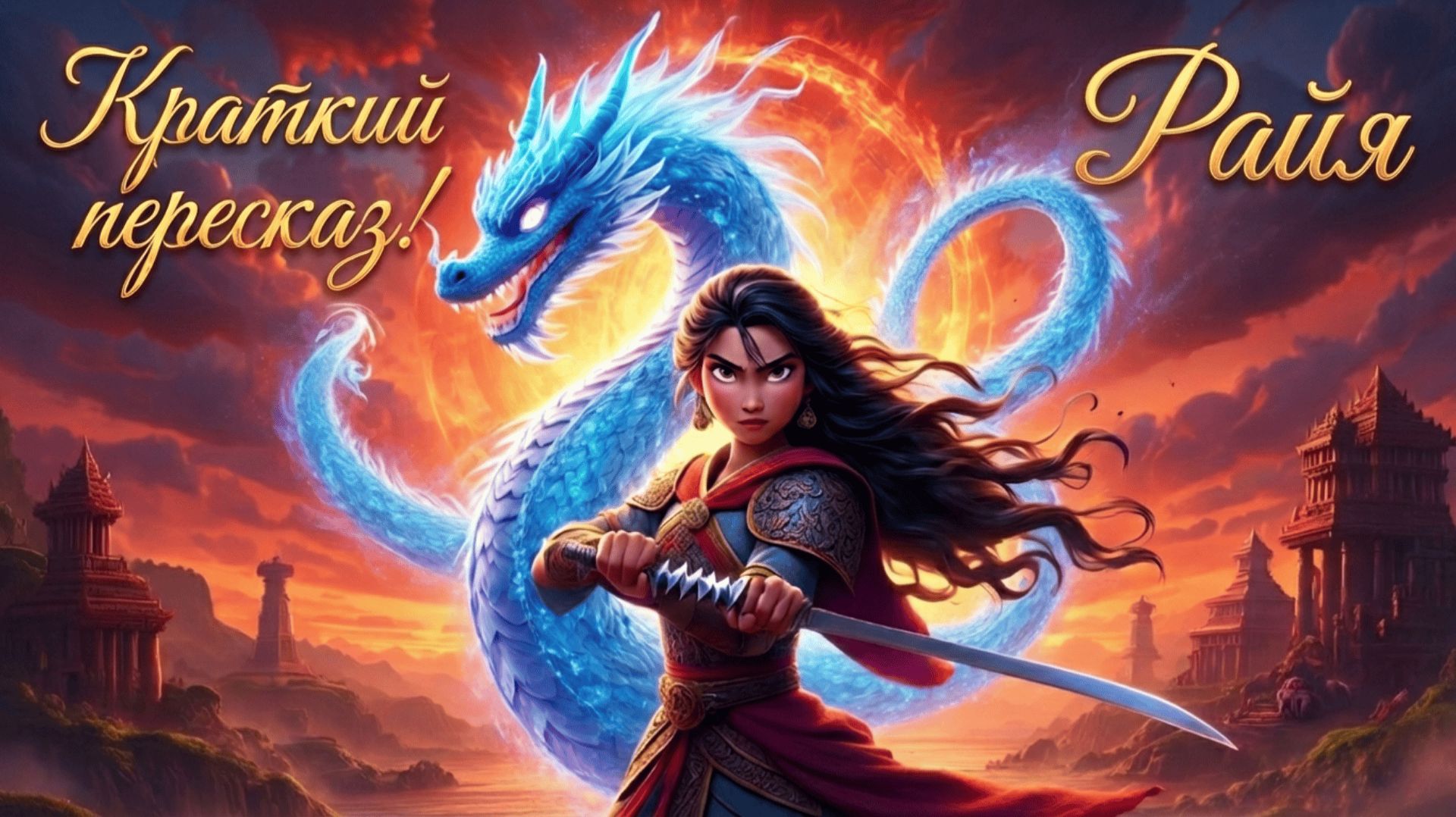 Райя и последний дракон 2021 🐉 Краткий пересказ сюжета | Сказка для детей смотреть онлайн