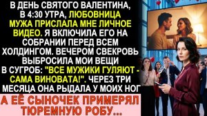 Истории из жизни| В День святого Валентина любовница мужа прислала |Аудио рассказы|Жизненные истории