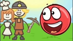 Новый КРАСНЫЙ ШАР, Красныш спасает деревню красных шариков