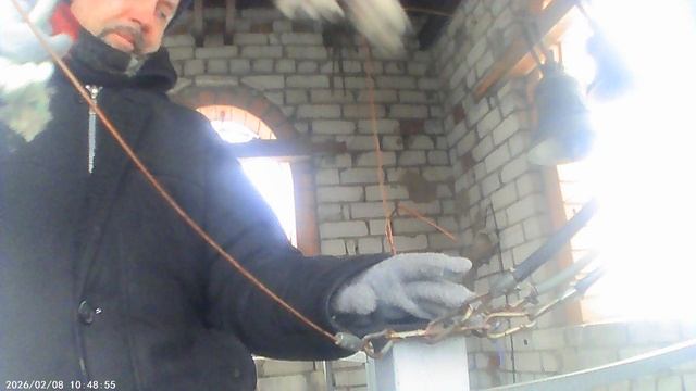 Колокольный трезвон по завершении Божественной Литургии 8 февраля 2026