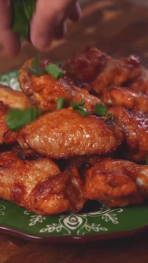 🍗 Куриные крылья в ароматной глазури #обеды #ужины #горячее