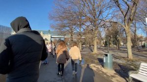 MOSCOW - Sunday Walk. Gorky Park. How western sanctions are affecting the lives.